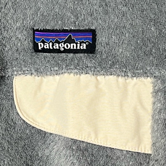 PATAGONIA RE-TOOL SNAP-T PULLOVER FLEECE, Women’s Medium, EUC, Gray & Cream - Picture 7 of 12